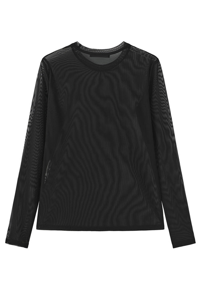 Segberg - Langærmet meshbluse