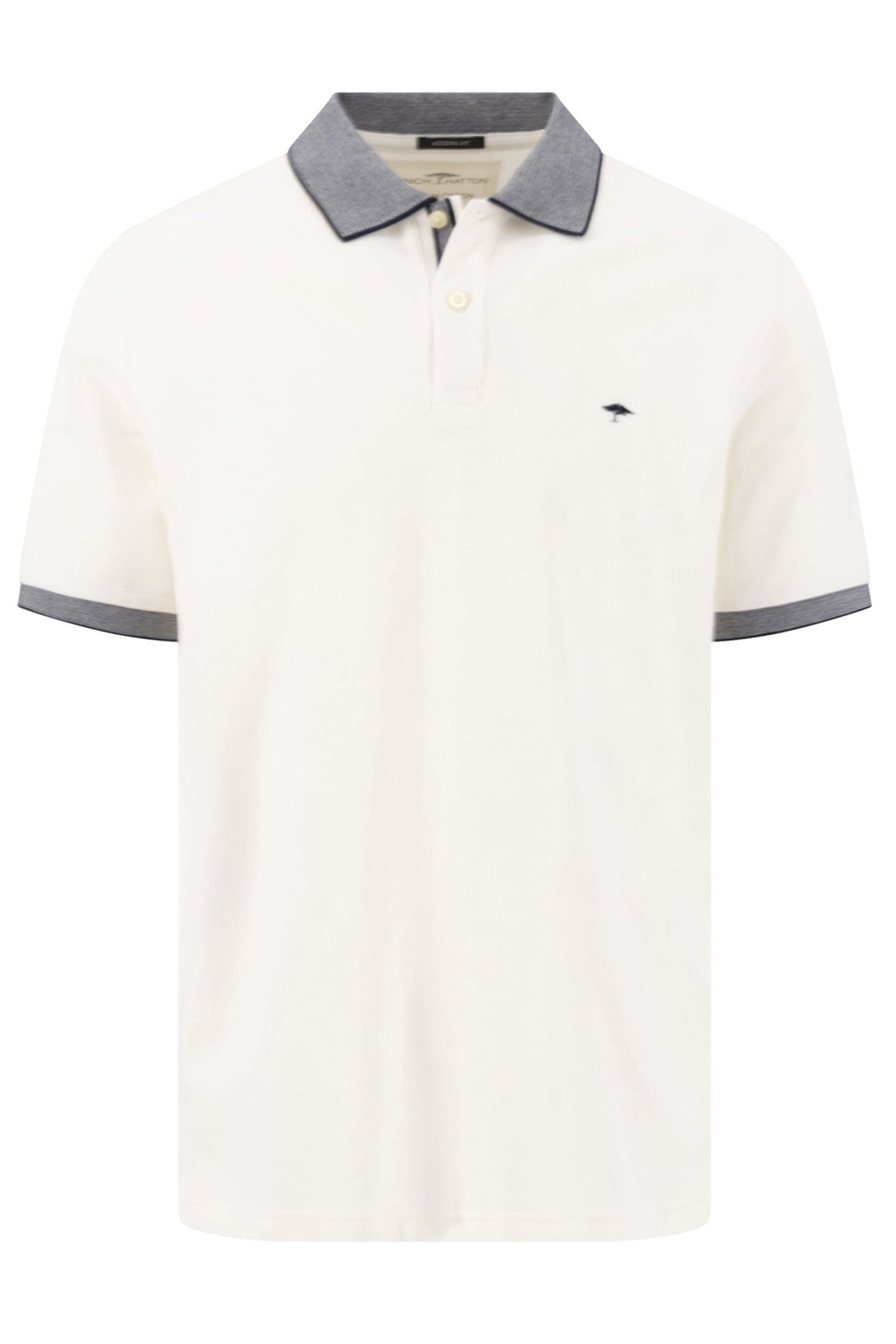 Polo t-shirt med kontrastdetaljer