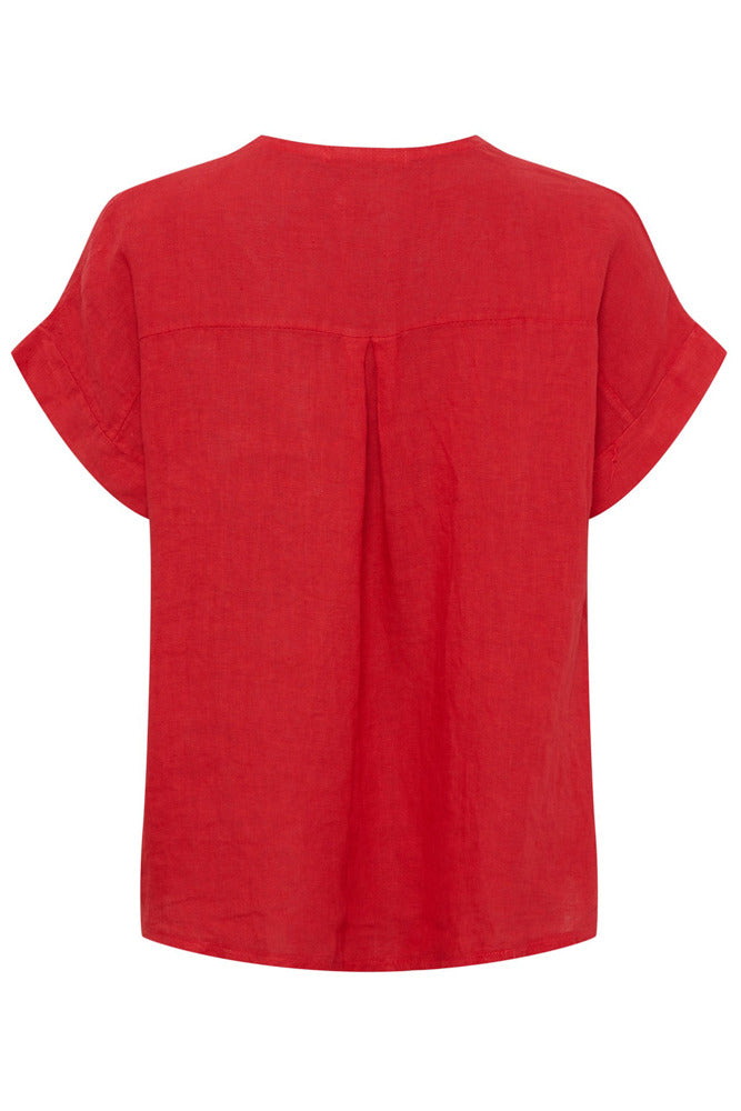 MdcBellissima - Hørbluse med V-hals