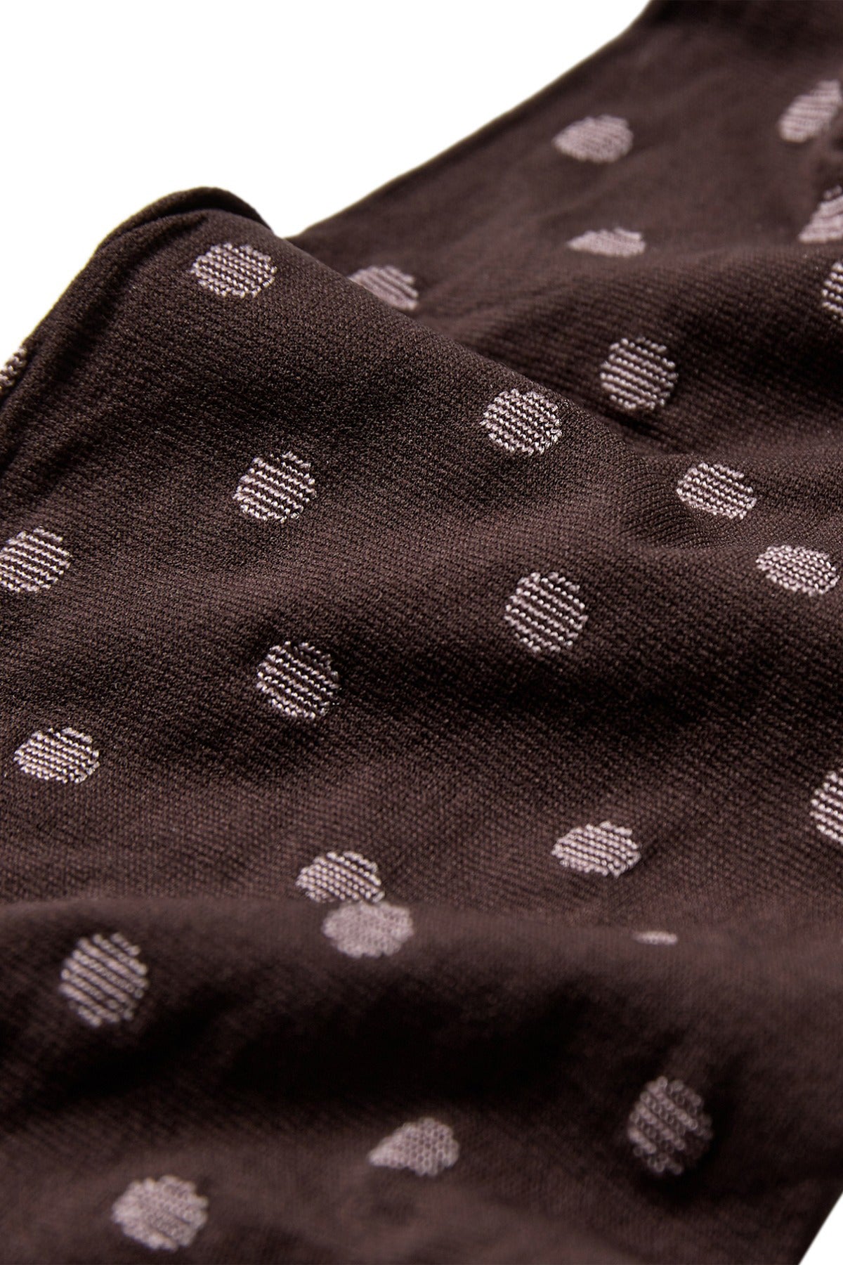 Decoy Strømpebukser, brune m. prikmønster, 45 denier