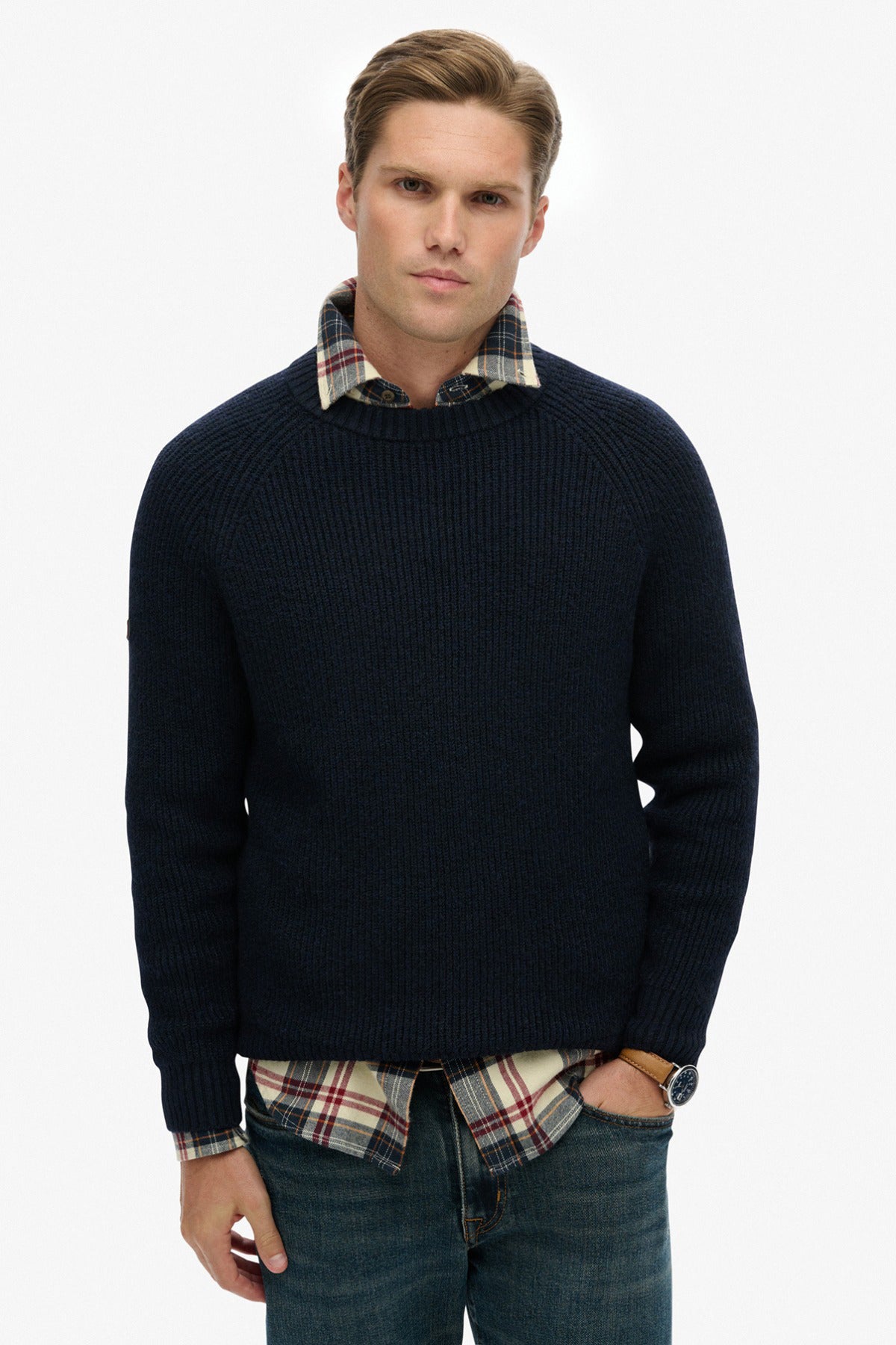 SUPERDRY CHUNKY RAGLAN JUMPER