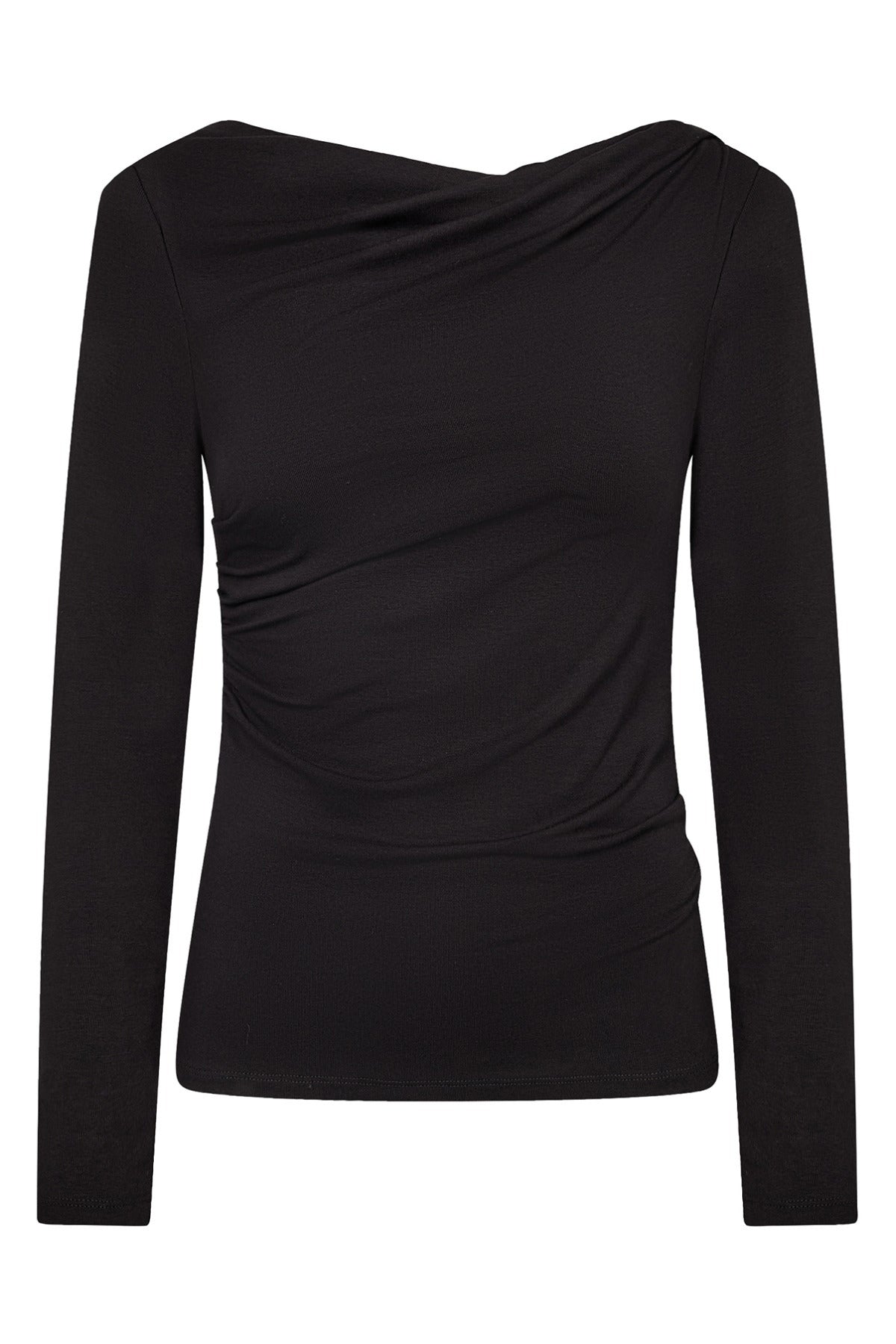 LR-UNICO 1 - Langærmet bluse med drapering