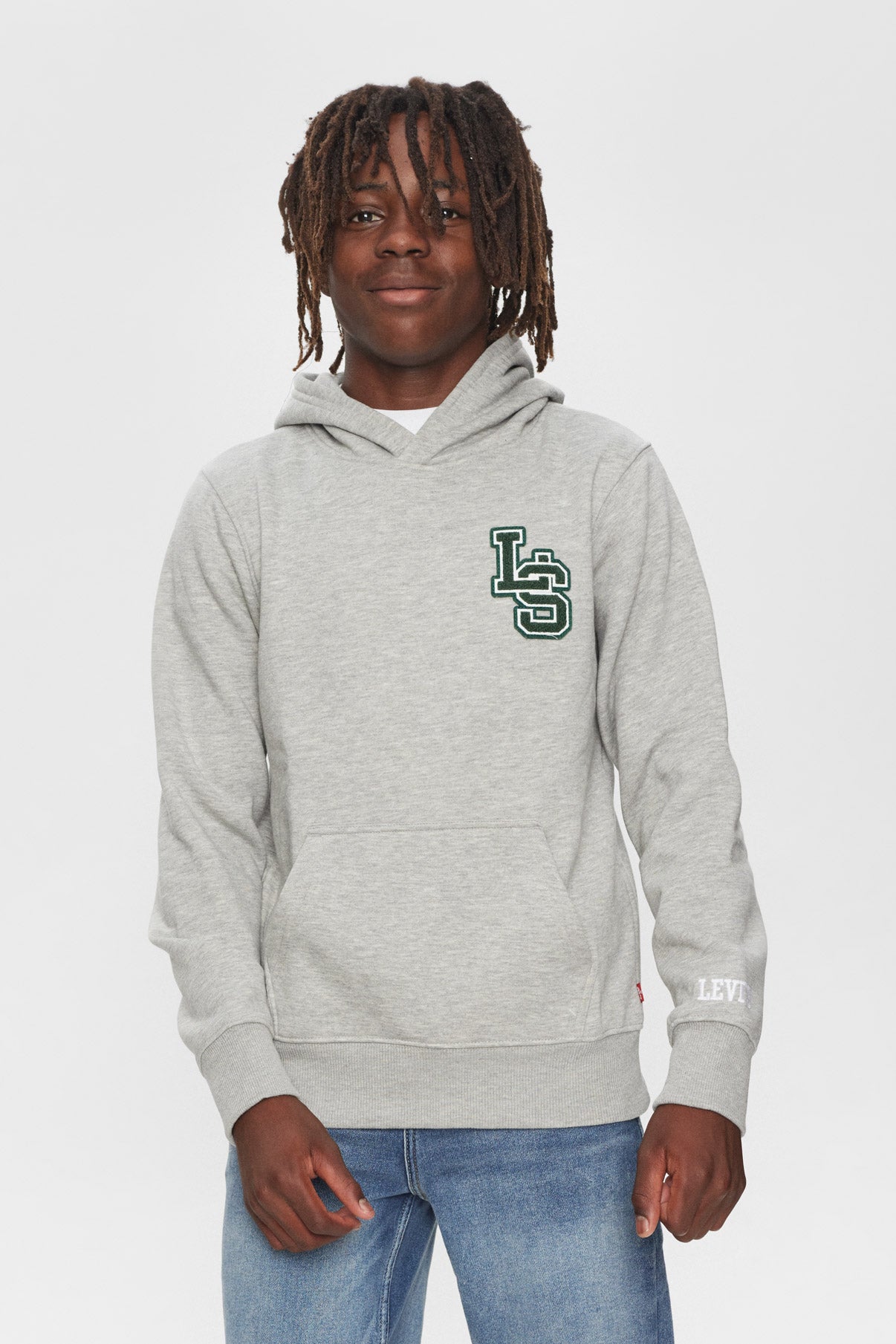 LEVIS BOY SWEATSHIRT MONOGRAM HOODIE