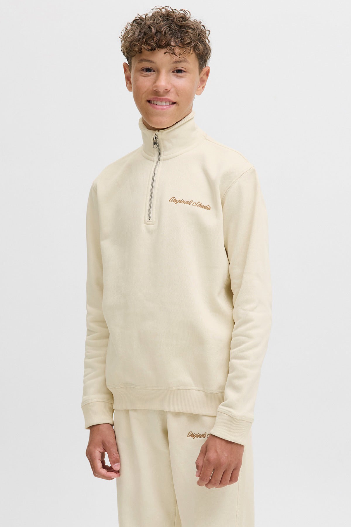 Jack & Jones Junior JORNORREBRO EMB SWEAT HIGH NECK JNR