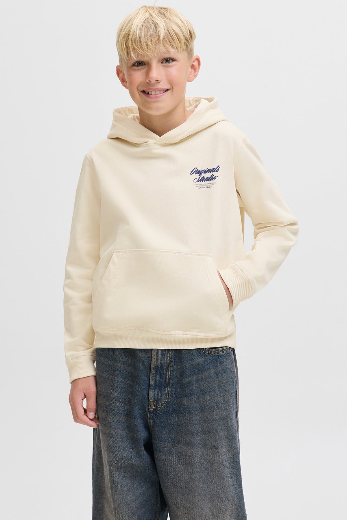 Jack & Jones Junior JORNORREBRO TYPO BACK SWEAT HOOD SN JNR