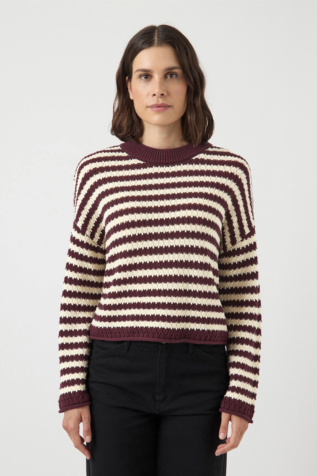 YAS YASPORTA LS KNIT PULLOVER S.