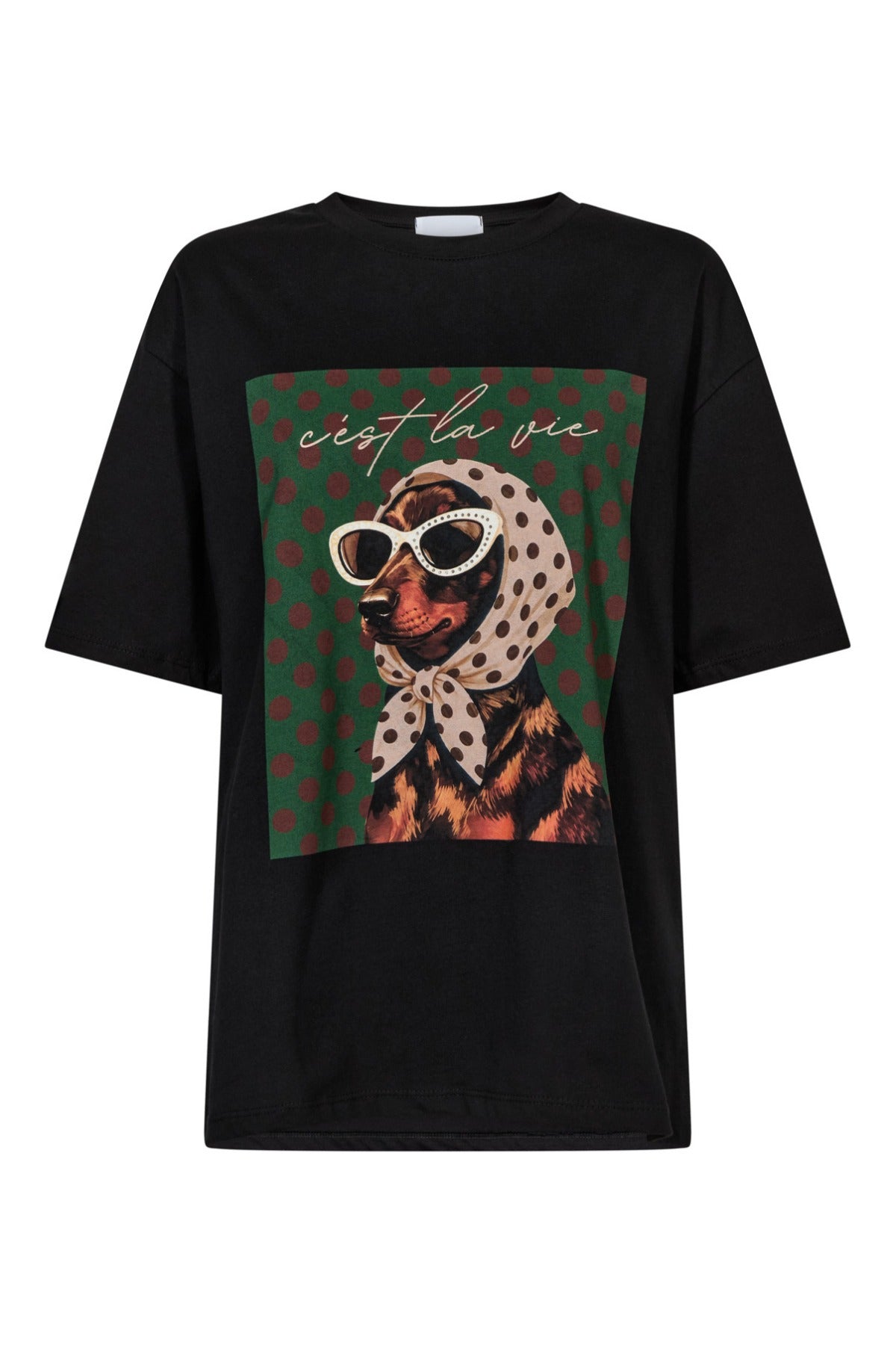 T-shirt i bomuld med print