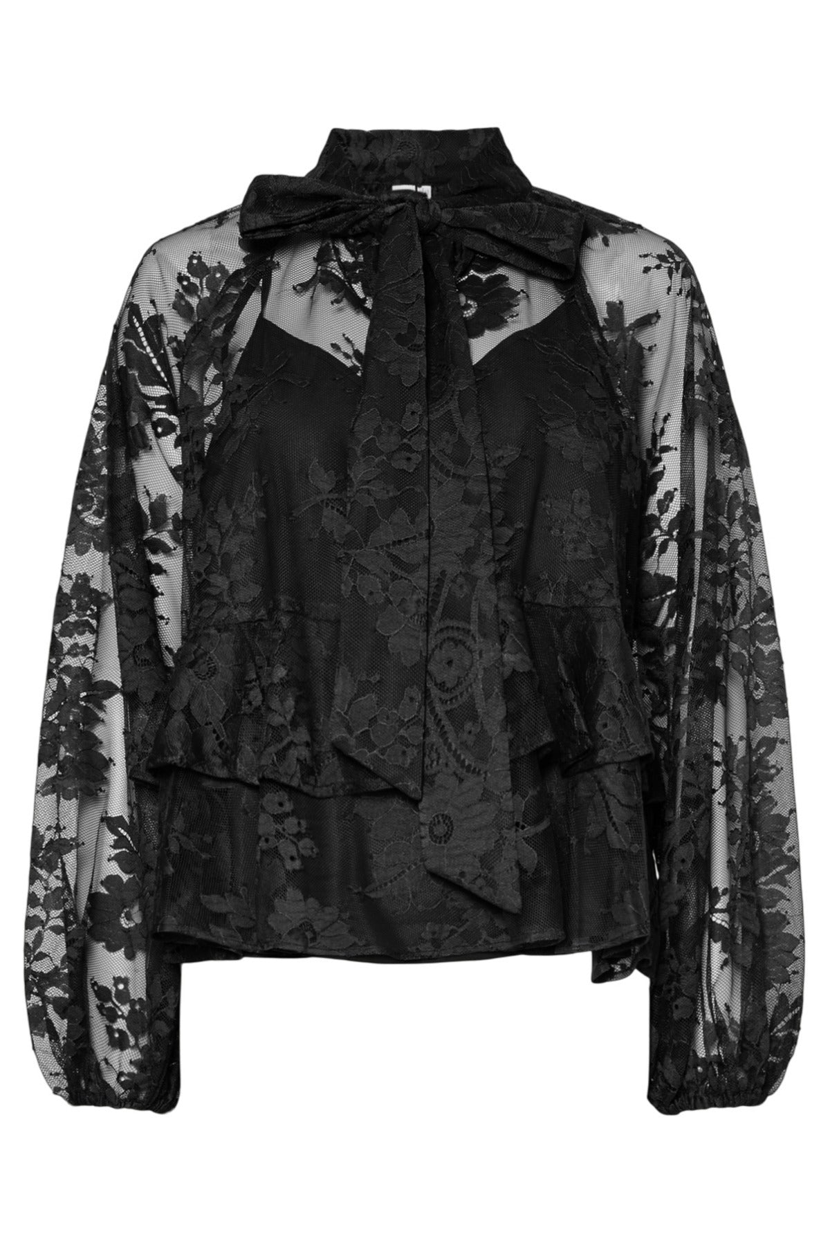 YAS YASLACILLA LS LACE TOP - SHOW