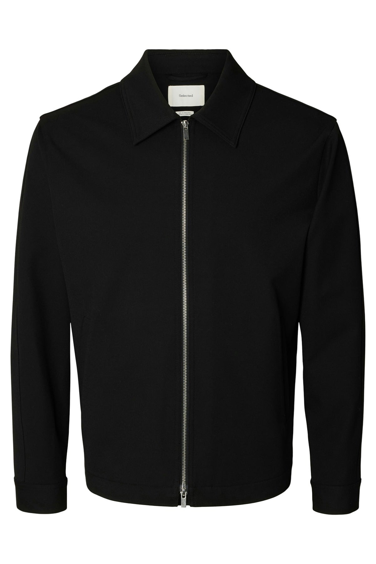 SLMREGULAR FINN - Overshirt med krave og lynlås