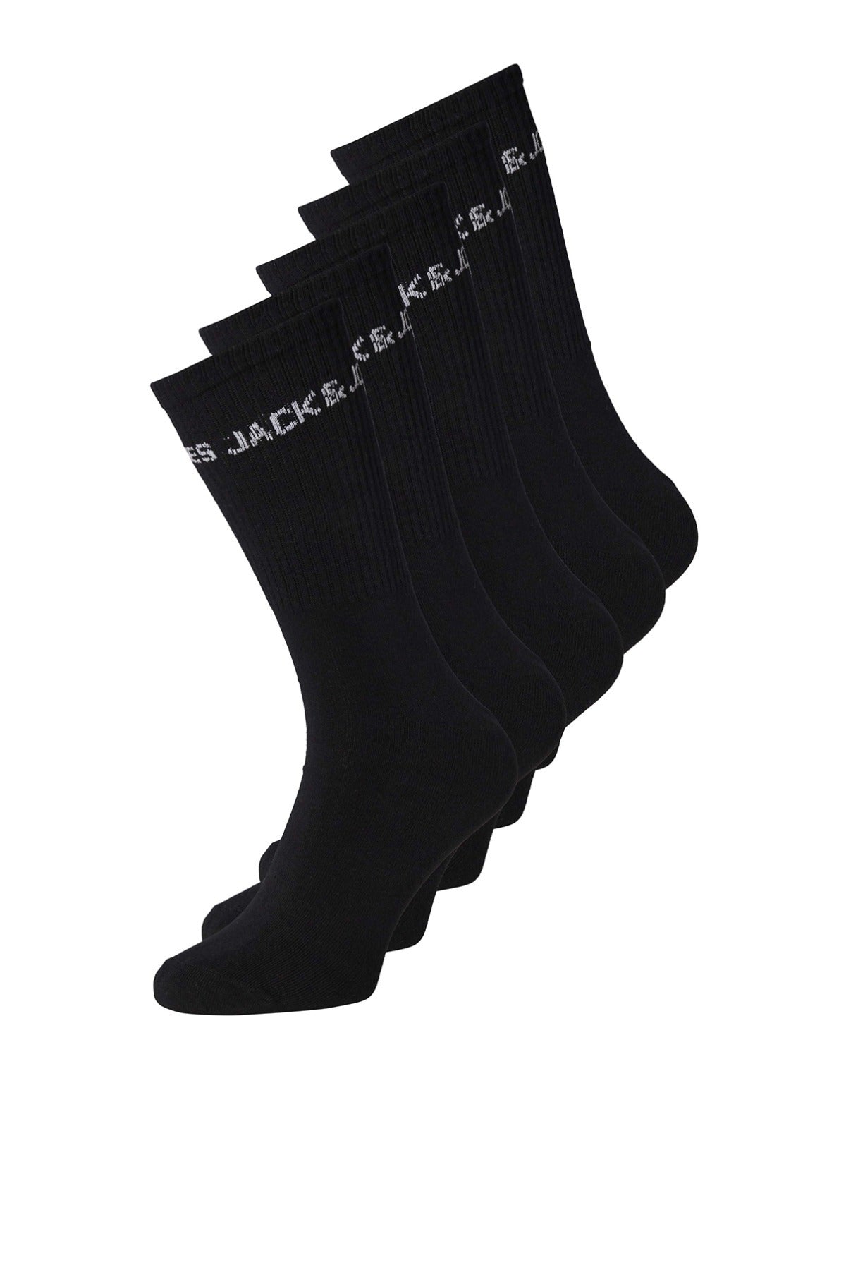 Jack & Jones Junior JACBASIC LOGO TENNISSOCK 5 PACK NOOS JNR