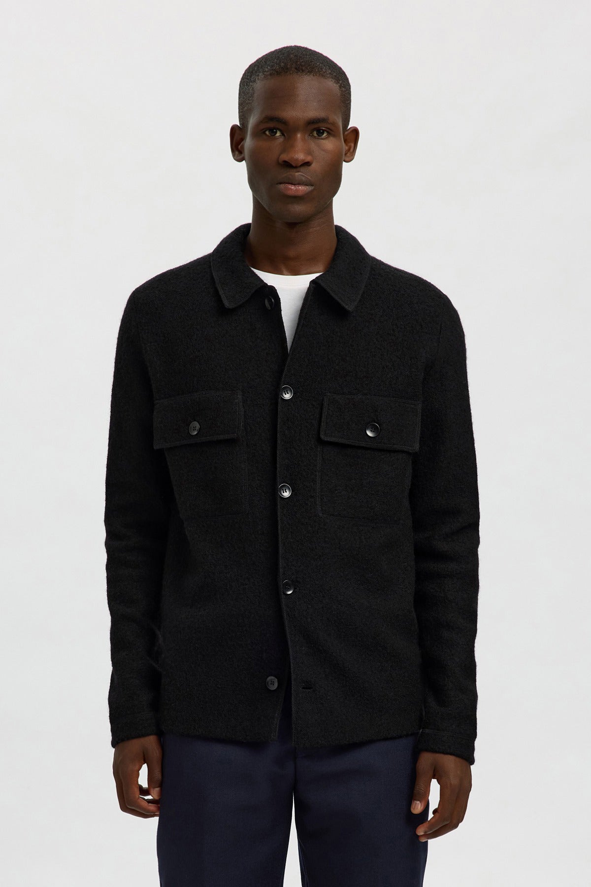 SELECTED HOMME SLHNEALY LS KNIT WORKWEAR CARDIGAN NOOS