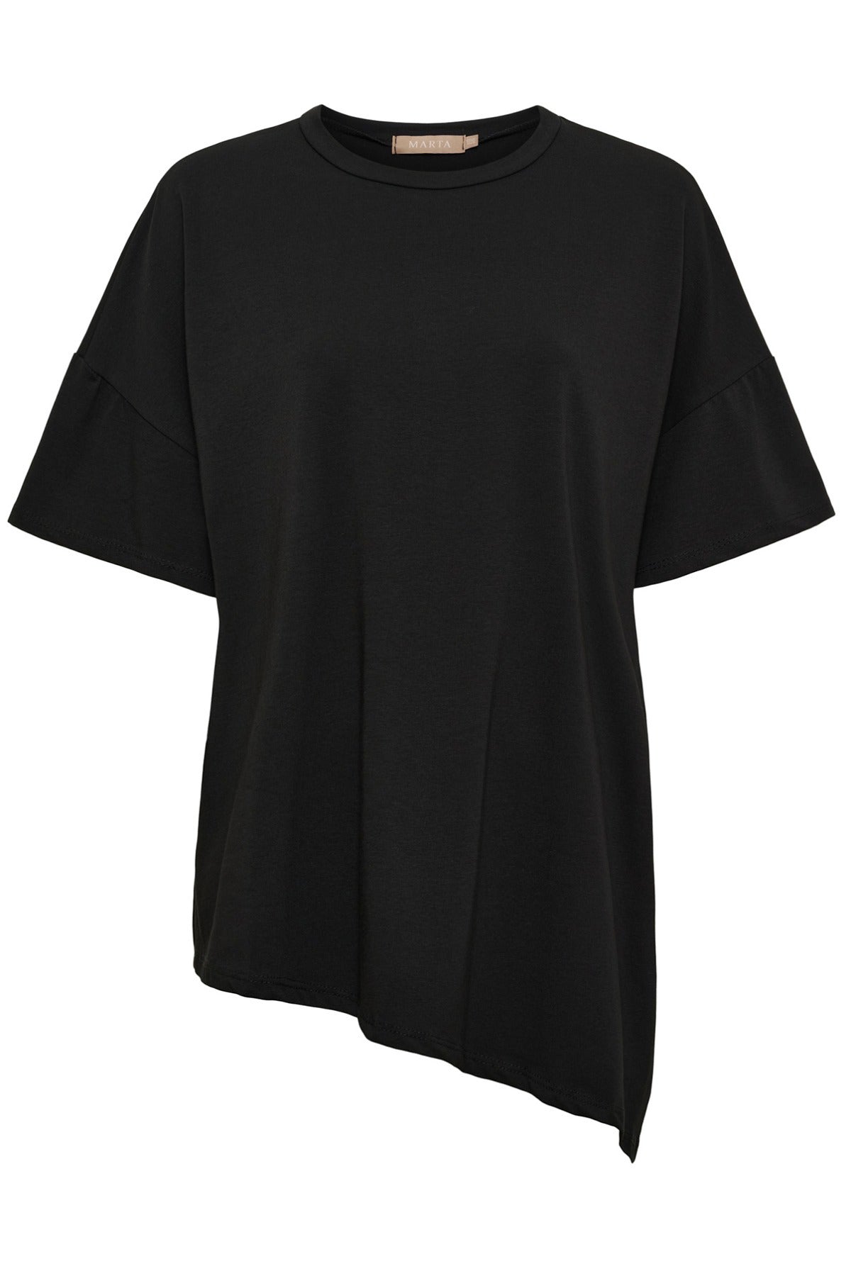 MdcAzure - T-shirt med skrå afslutning