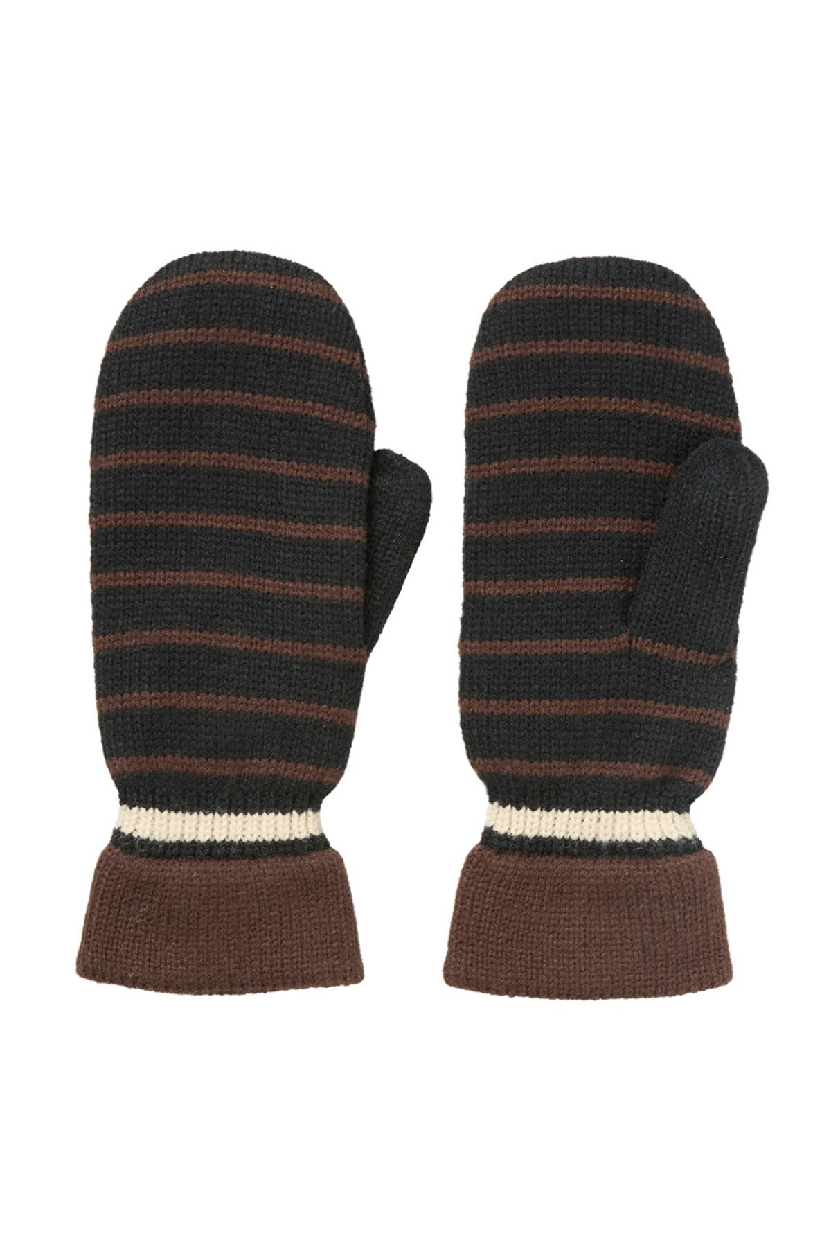 Becksöndergaard Thin Striped Emerald Mittens
