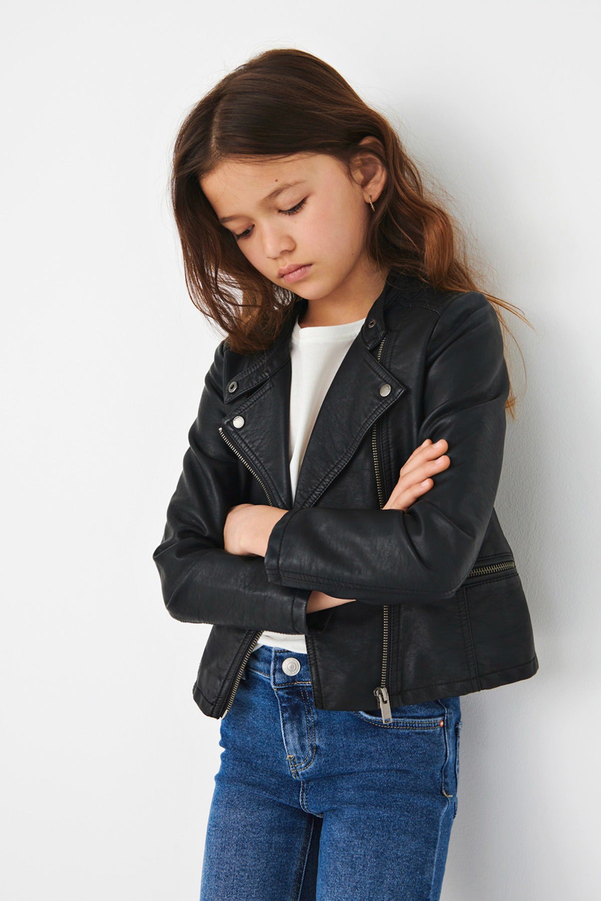 KIDS ONLY KOGFREYA FAUX LEATHER BIKER OTW NOOS