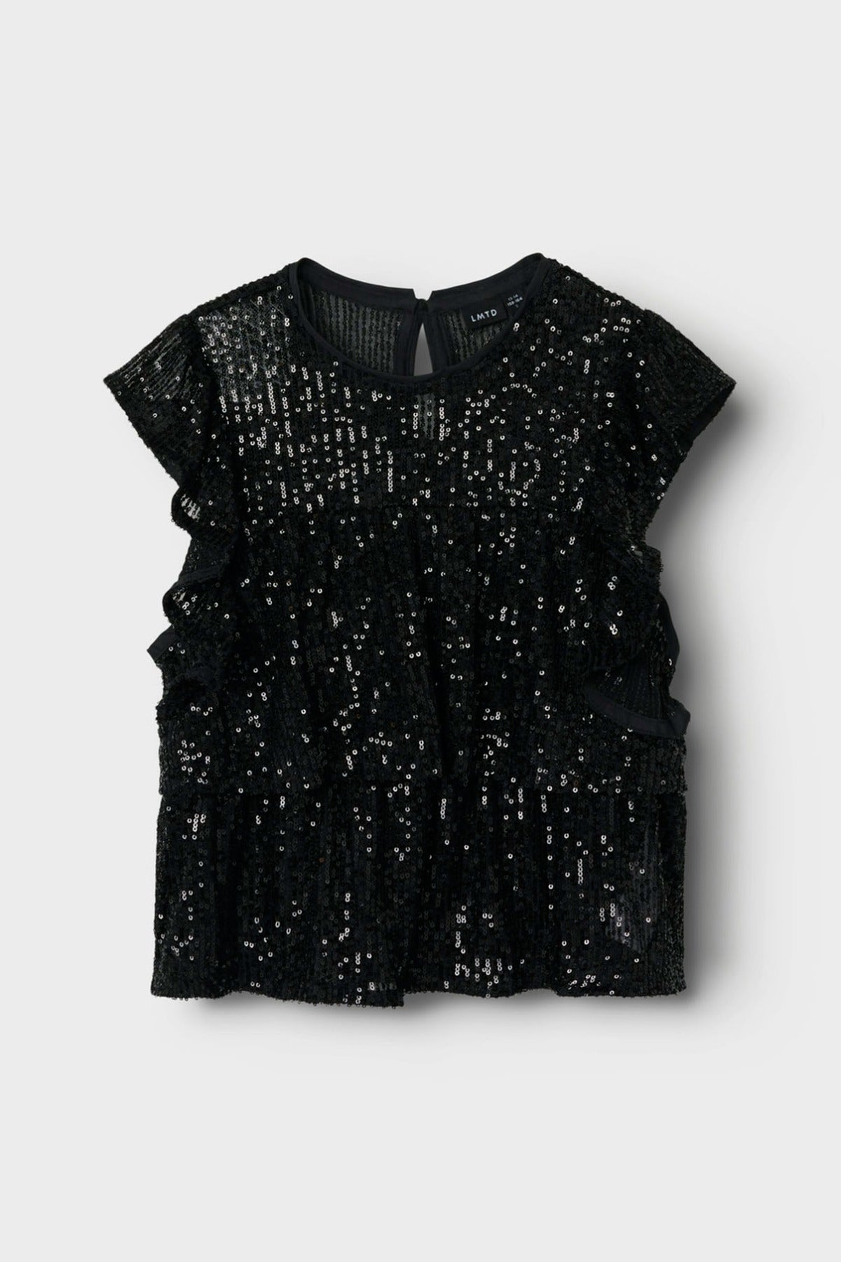 LMTD GIRLS T-SHIRT NLF RINK CAP SEQUINS TOP