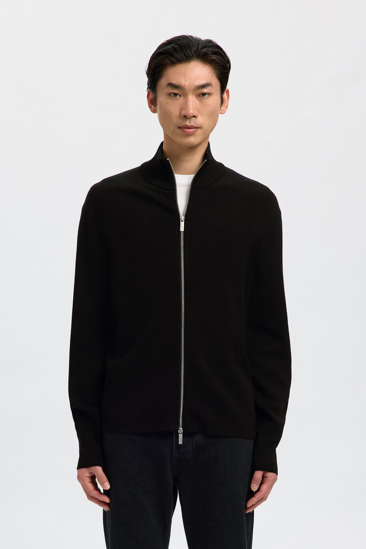 SELECTED HOMME SLHTELLER FN RELAXED ZIP CARDIGAN NOOS