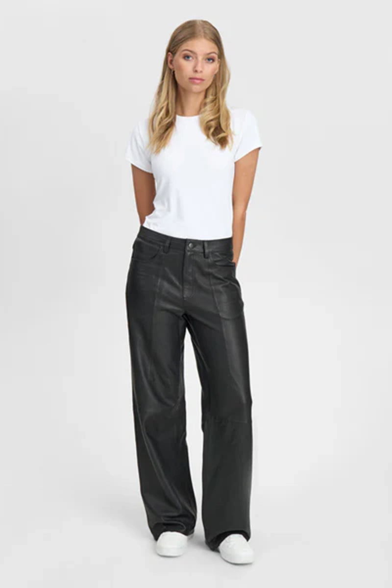 Depeche Boa højtaljede skindbukser