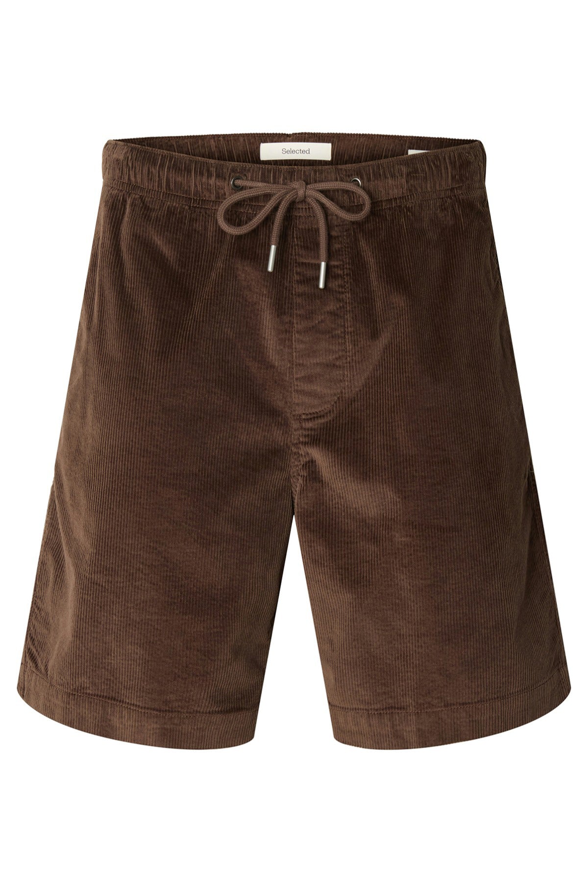 SLHREGULAR-JACE - Fløjlsshorts med lommer og bindebå