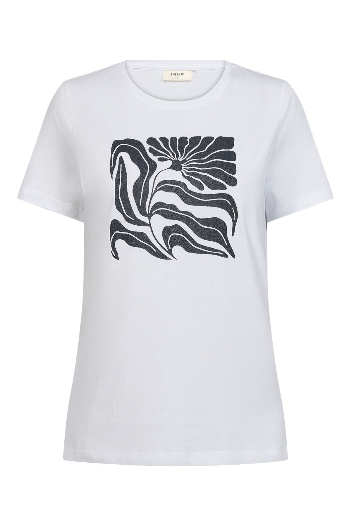Faith - T-shirt med printdetalje