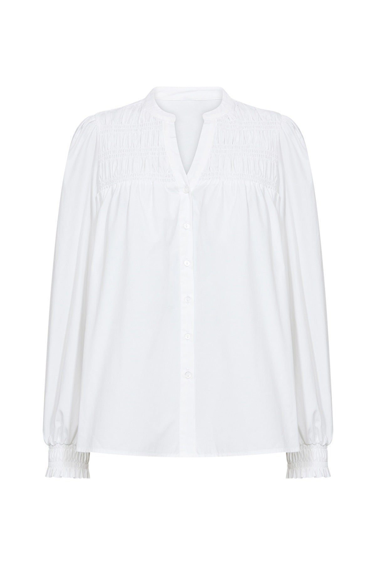 Nete - Skjorte med smockdetaljer