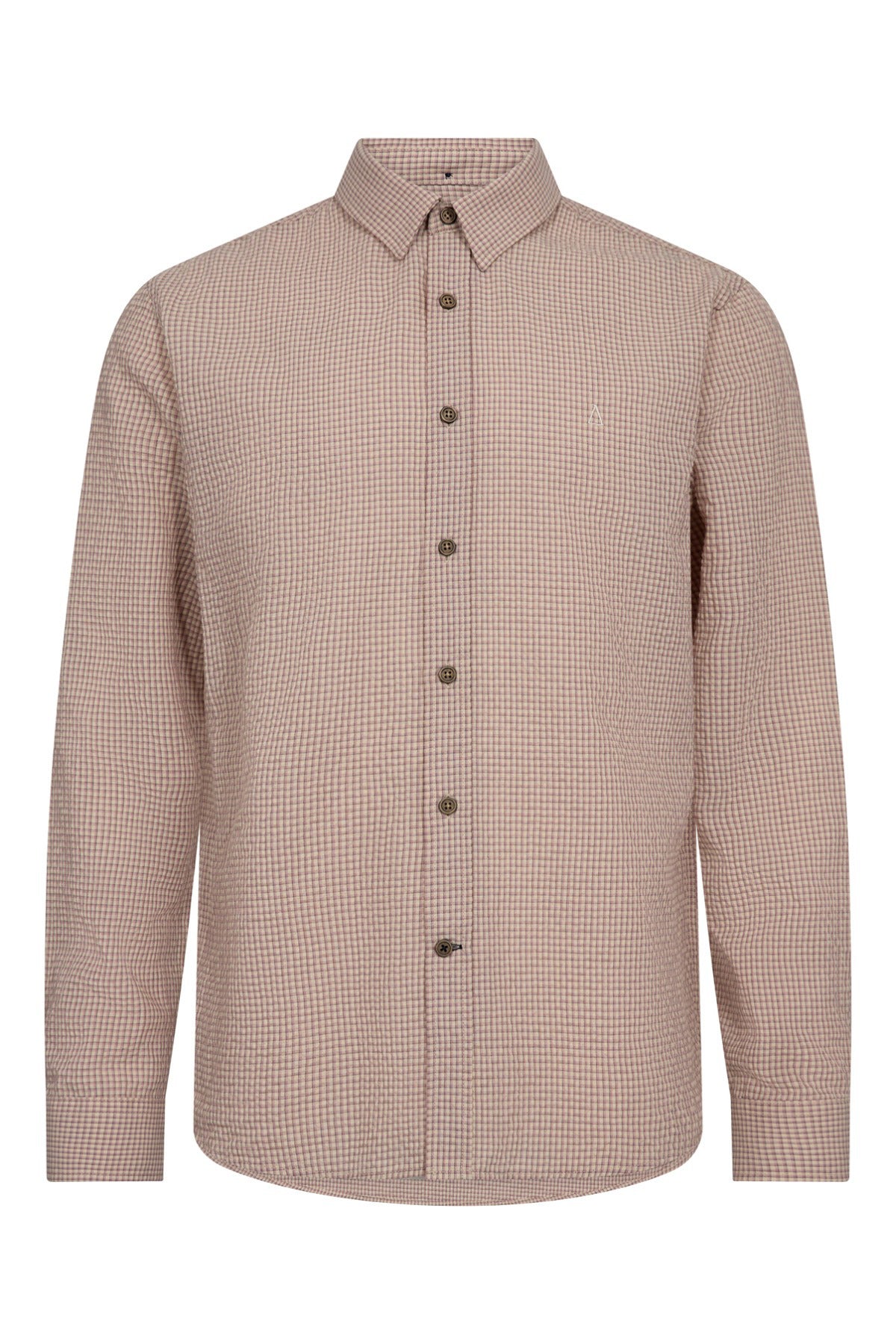 Ninja - Langærmet skjorte i struktureret materiale