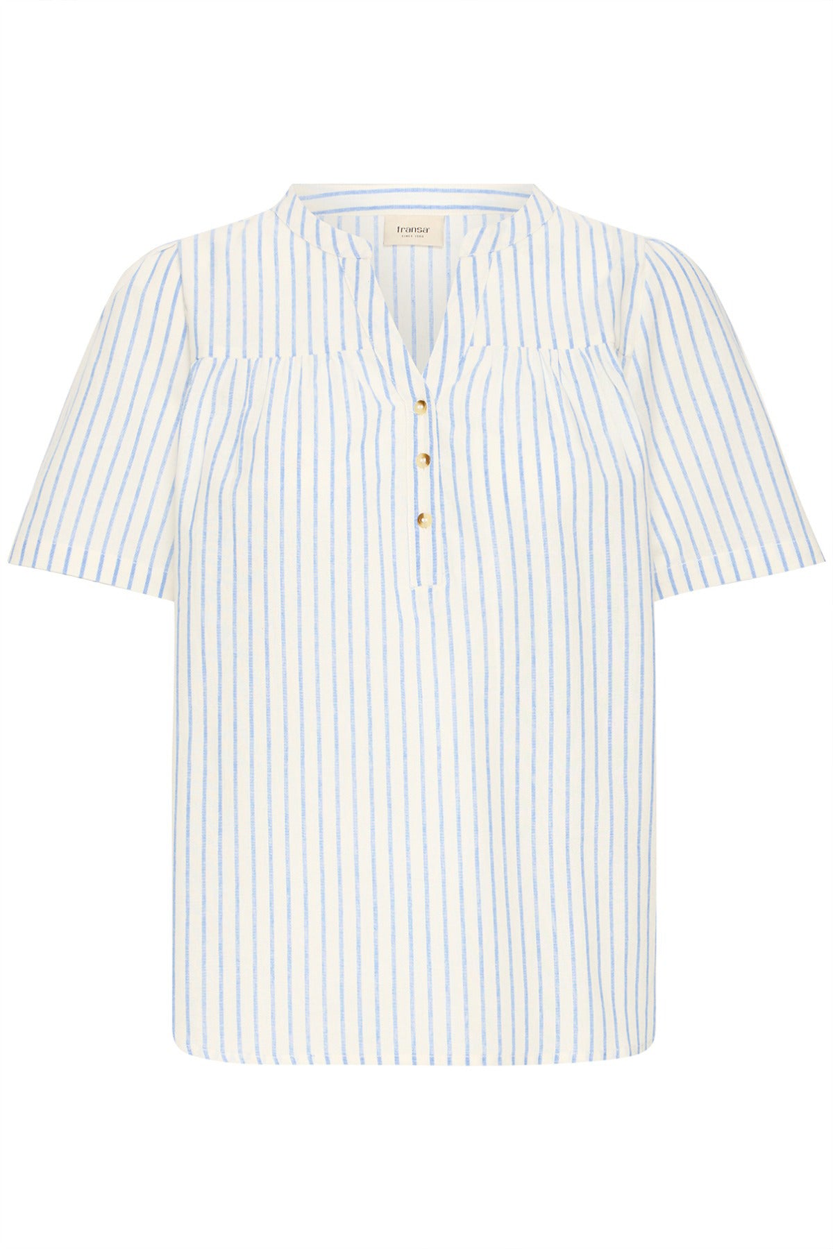 FRBONNIE BL 3 - Kortærmet bluse med v-udskæring