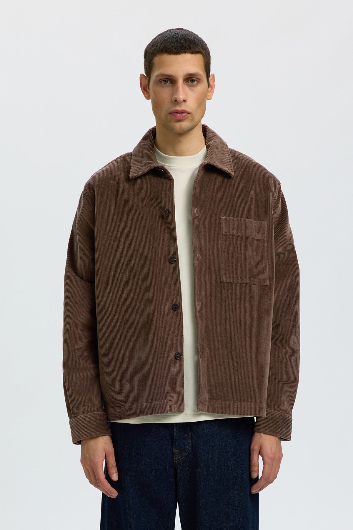 SLMOTTO KRIS - Overshirt i fløjl
