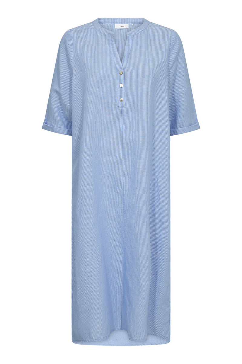 Alora - Hørkjole med V-udskæring