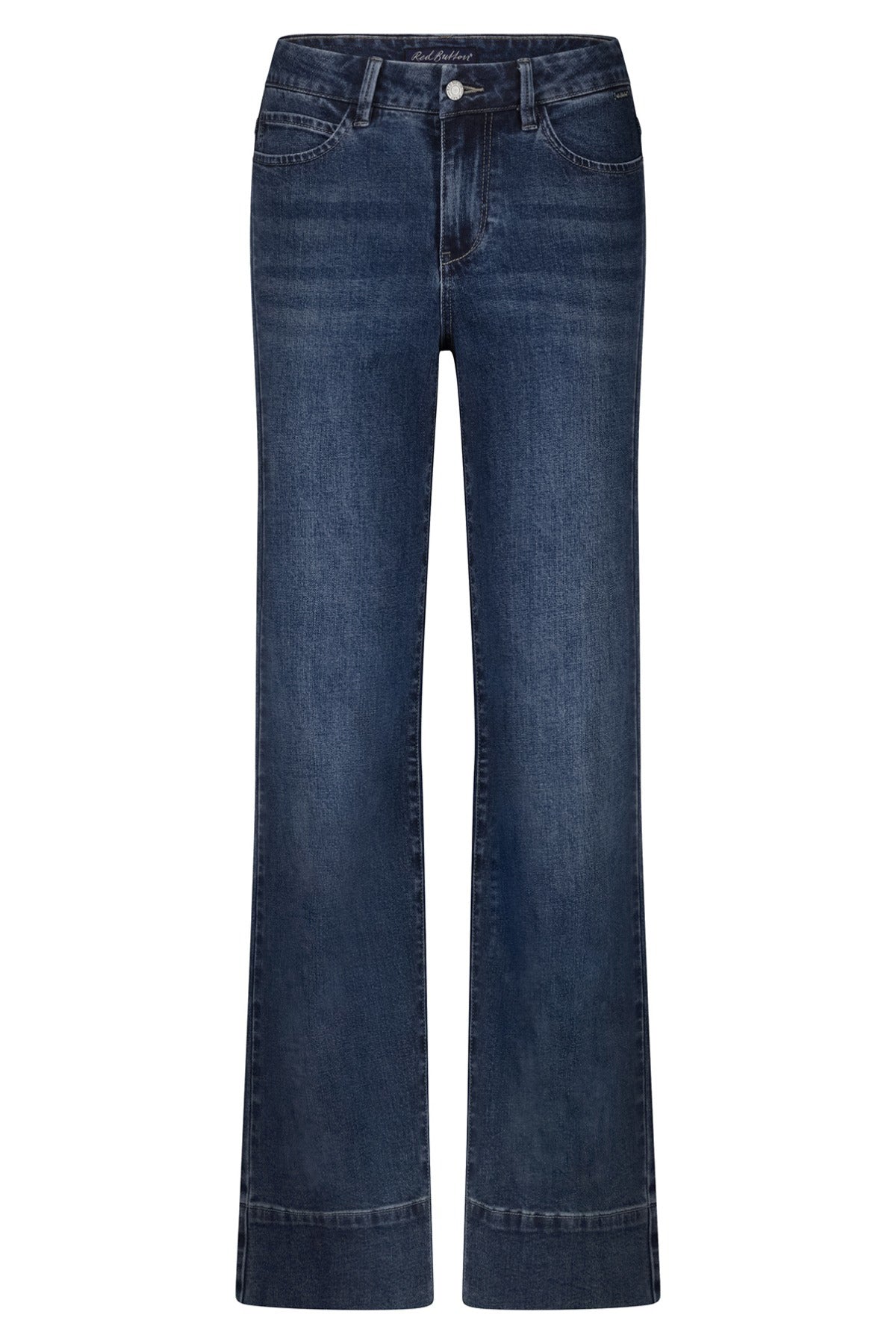 Red Button Claudette Darkblue