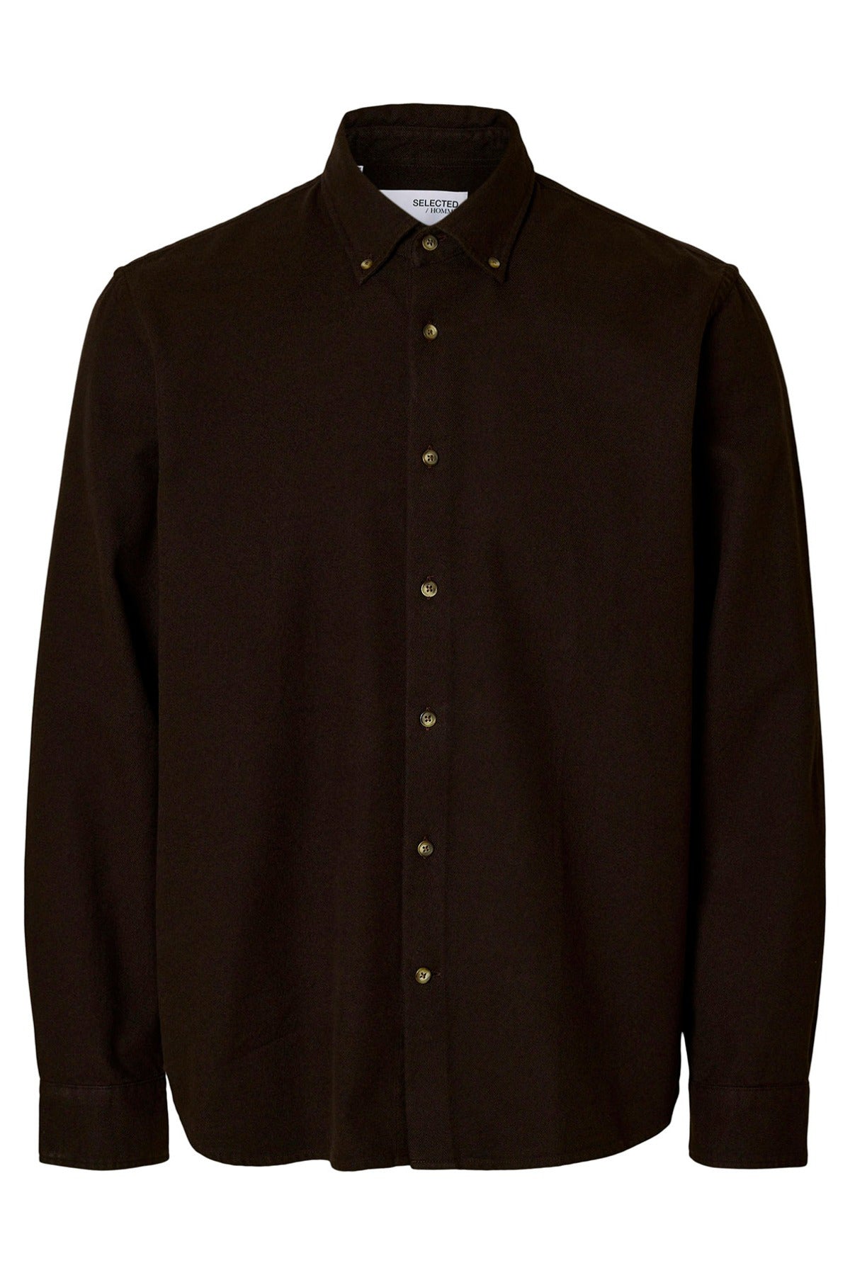 SELECTED HOMME SLHREGNOAH MIX BDWN LS SHIRT CAMP