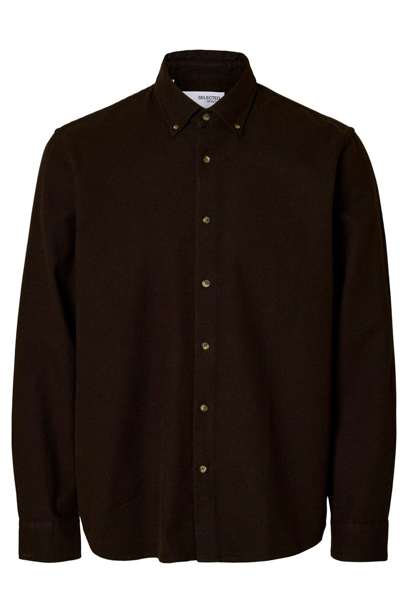 SELECTED HOMME SLHREGNOAH MIX BDWN LS SHIRT CAMP