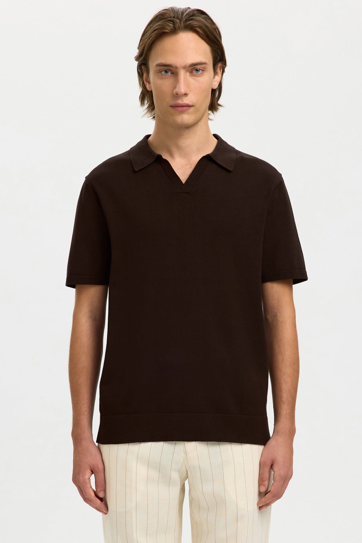 SELECTED HOMME SLHTELLER SS KNIT POLO