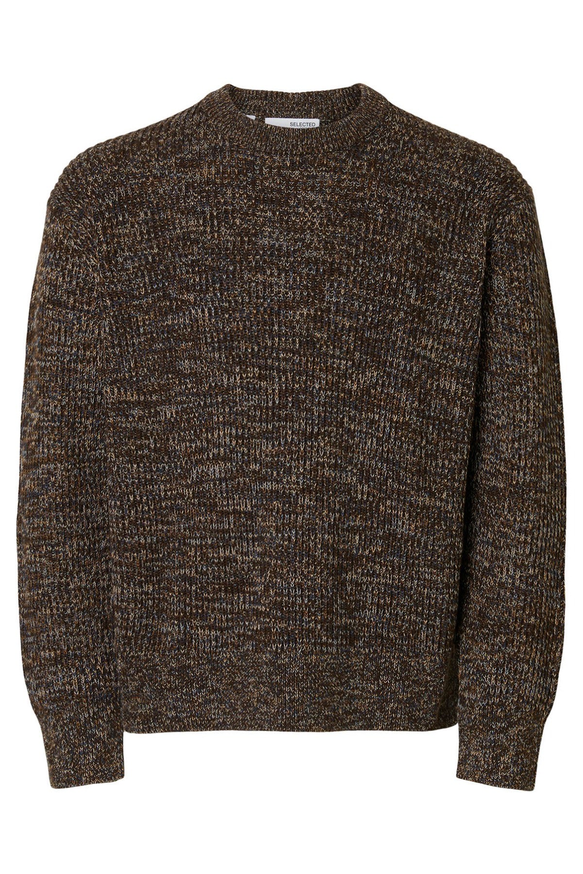 SELECTED HOMME SLHTILUM LS KNIT RELAXED CREW NECK