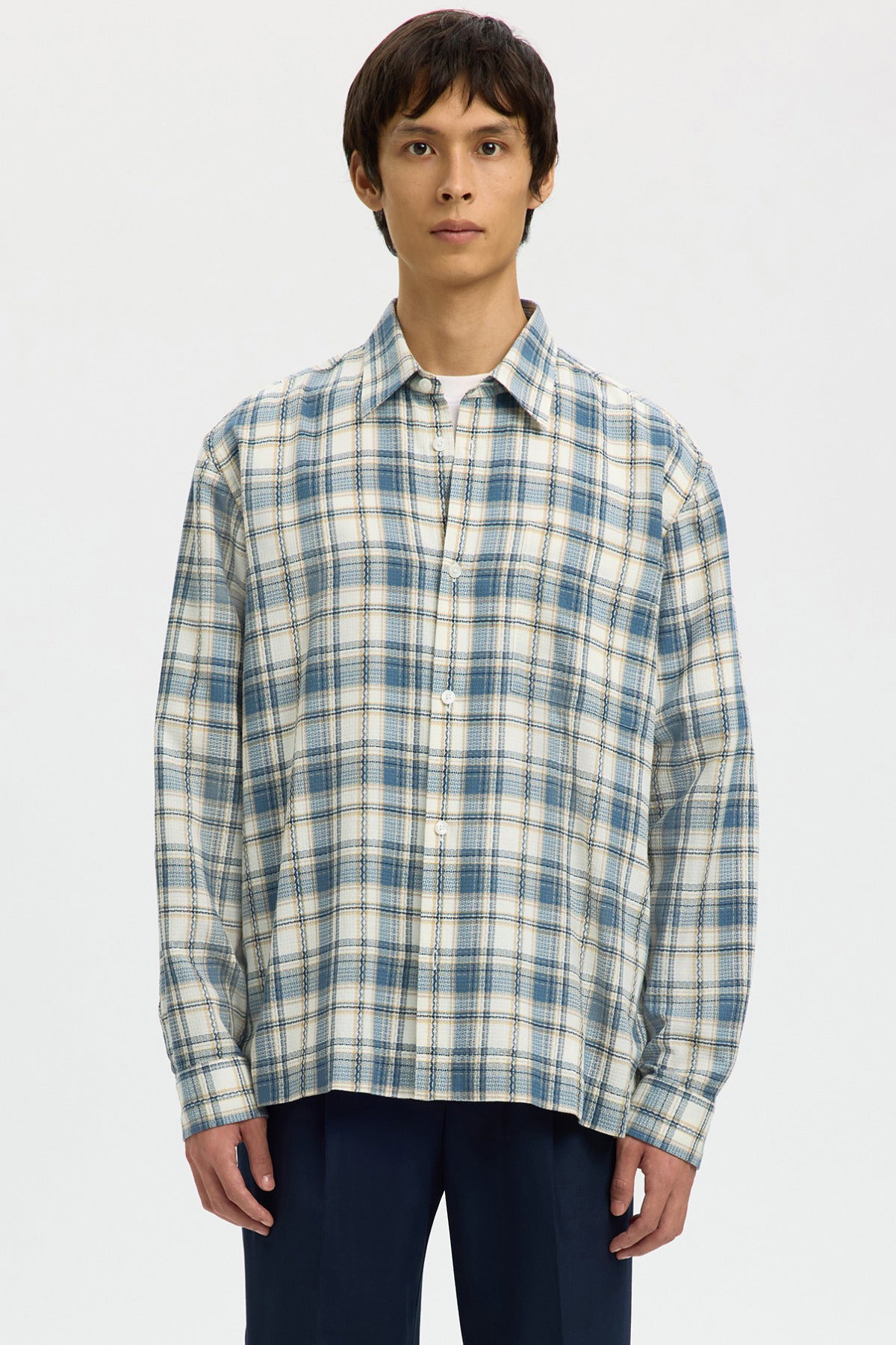 SELECTED HOMME SLHRLXLANDON CHECK LS SHIRT