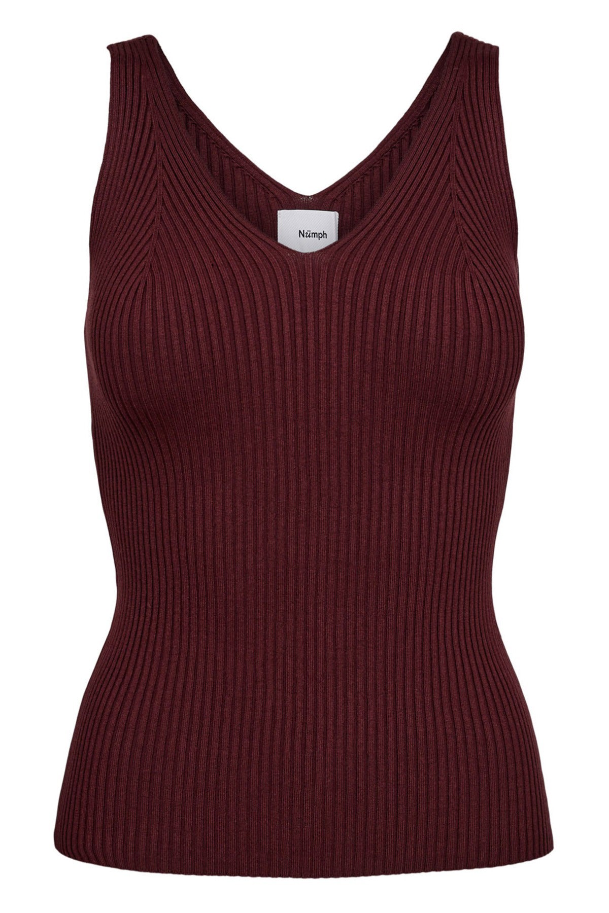 NUCERYS - Cropped top med ribstruktur