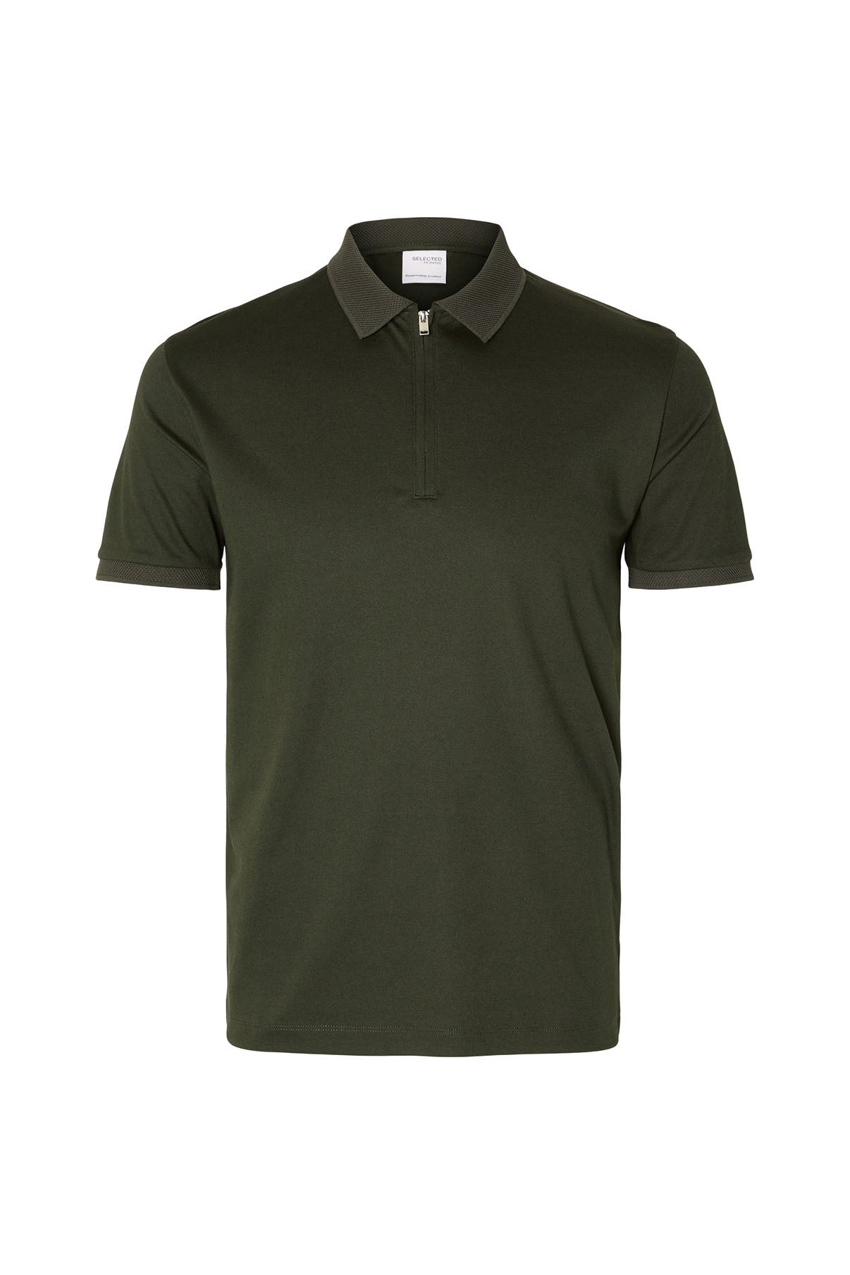 SELECTED HOMME Polo T-Shirt Fave Zip