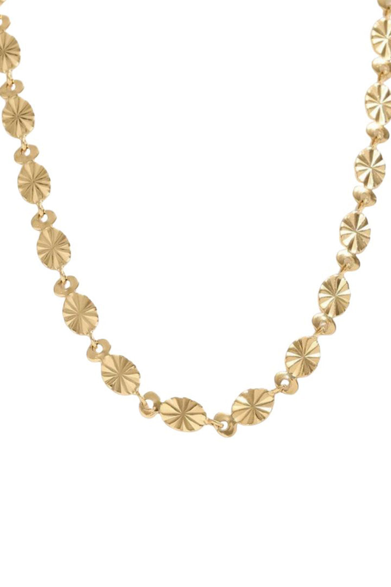 muun studios Burst Dot Necklace - 18K Gold Plated
