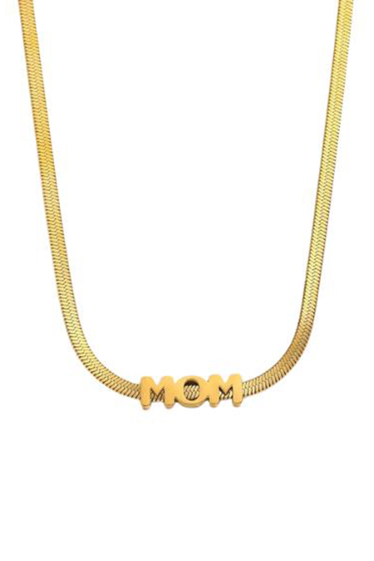 muun studios MOM Snake Necklace - 18K Gold Plated