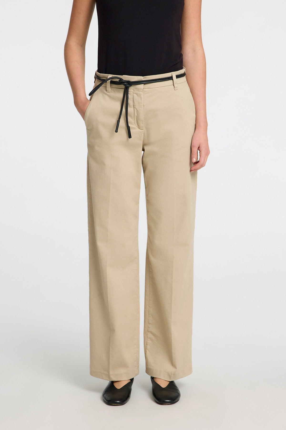 SELECTED FEMME SLFVERA-RITA MW WIDE PANT NOOS