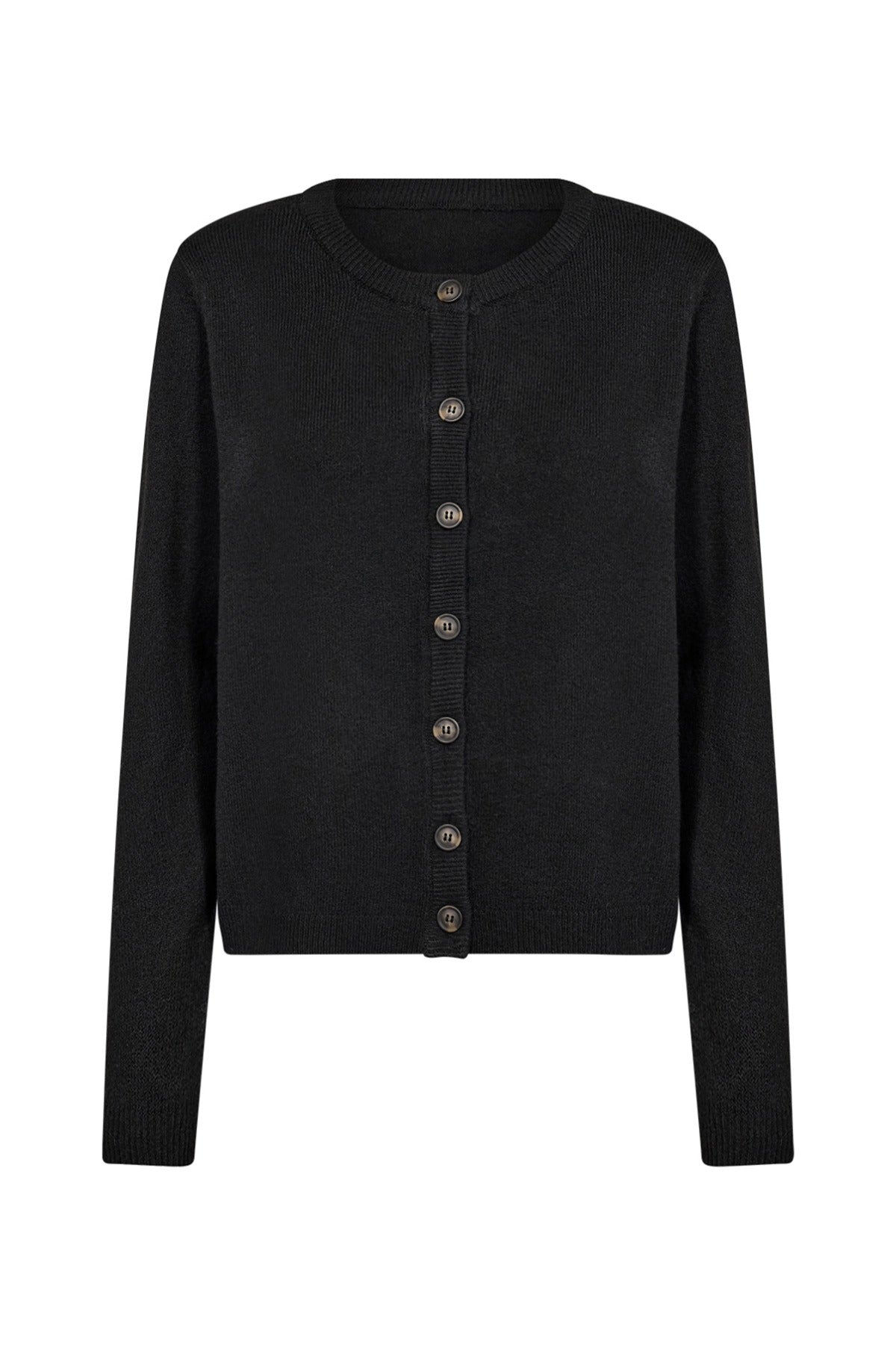 Ave - Strikcardigan med knapper