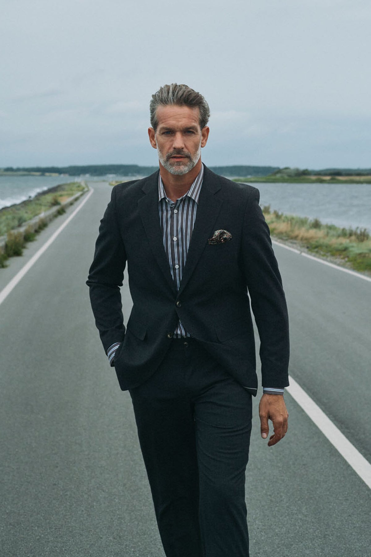 Marco jakkesæt - Klassisk blazer og bukser - After Dark