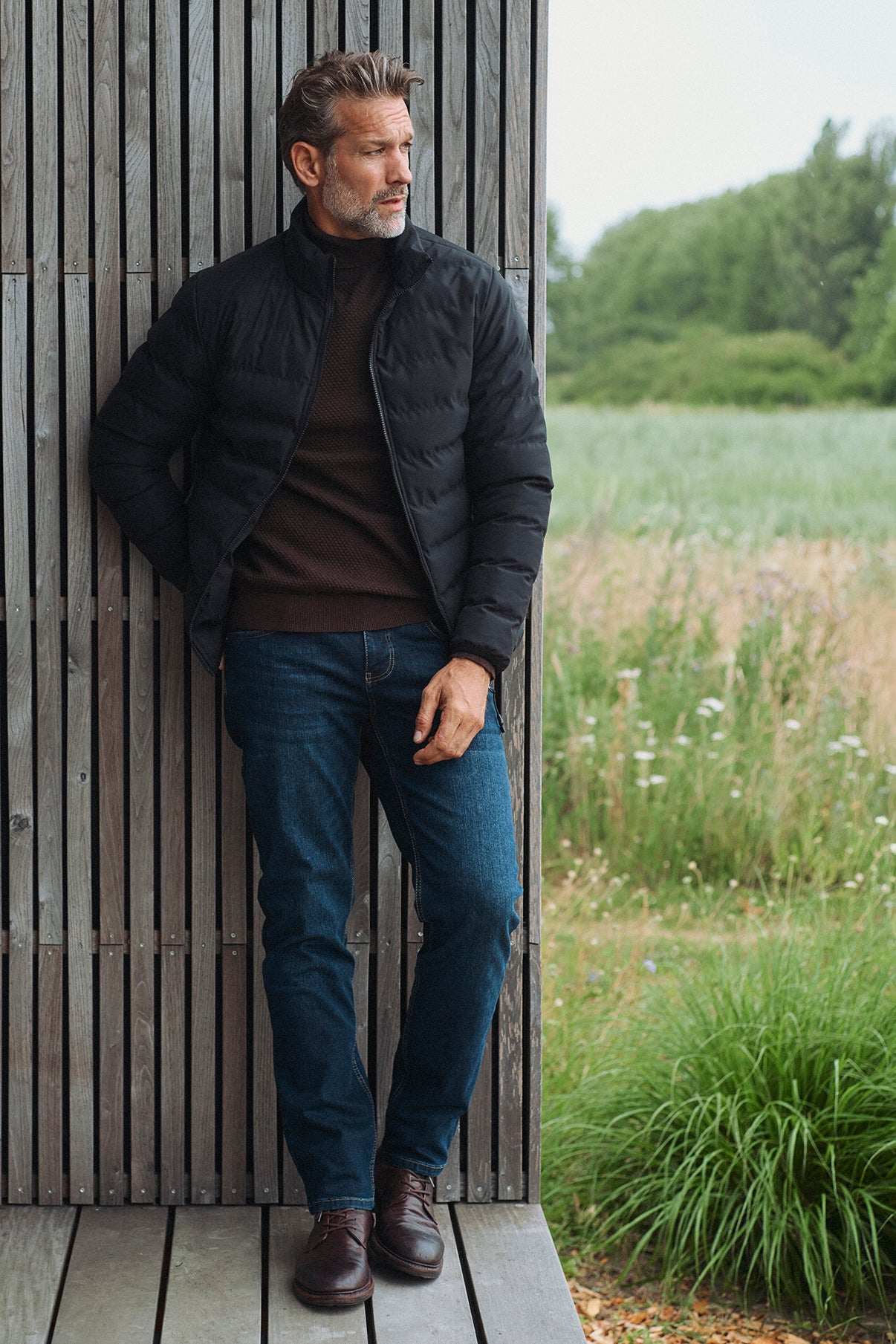 Wesley - Regular five pocket jeans med stræk