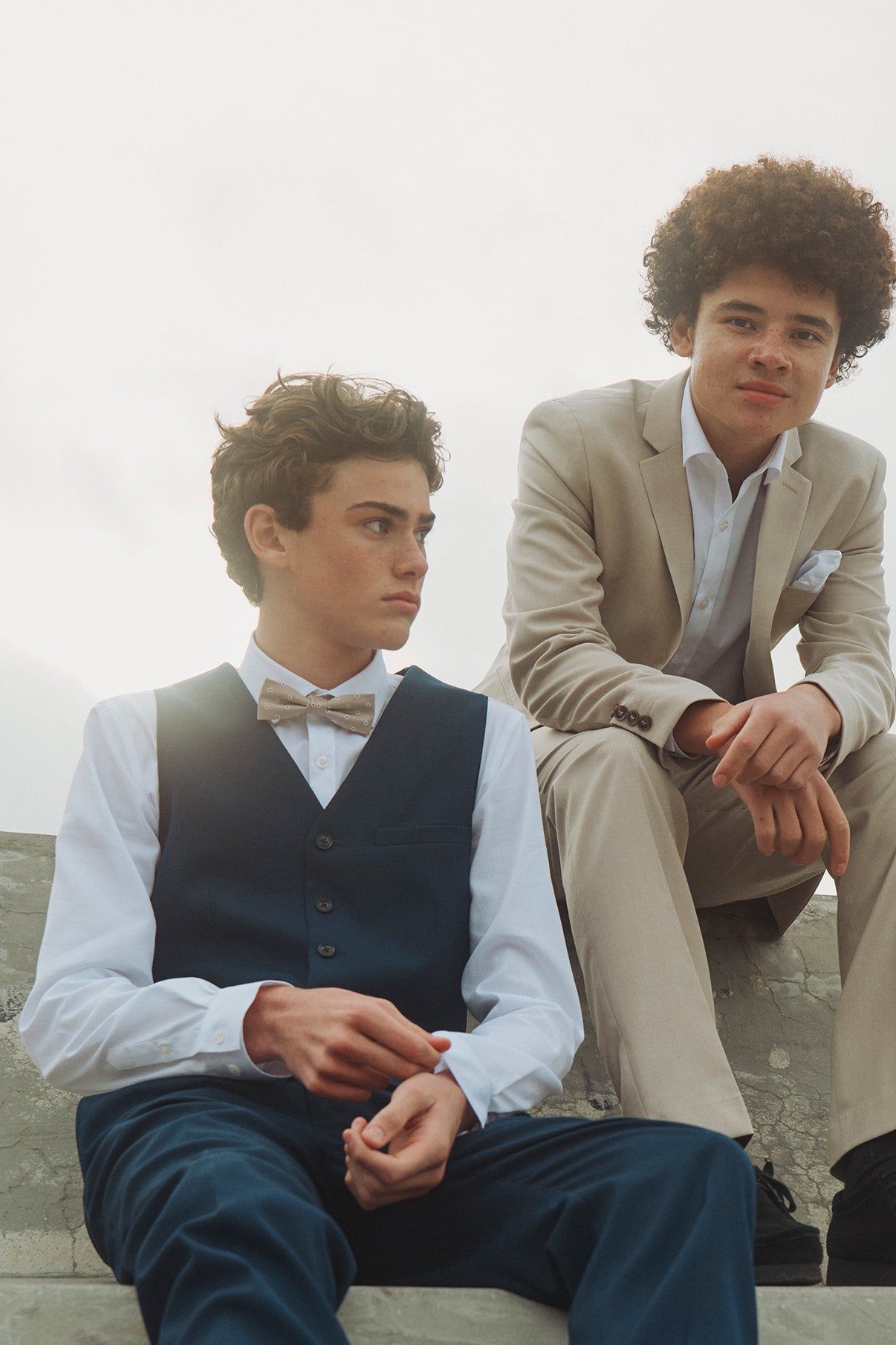 Junior - Butterfly og matchende Lommeklud