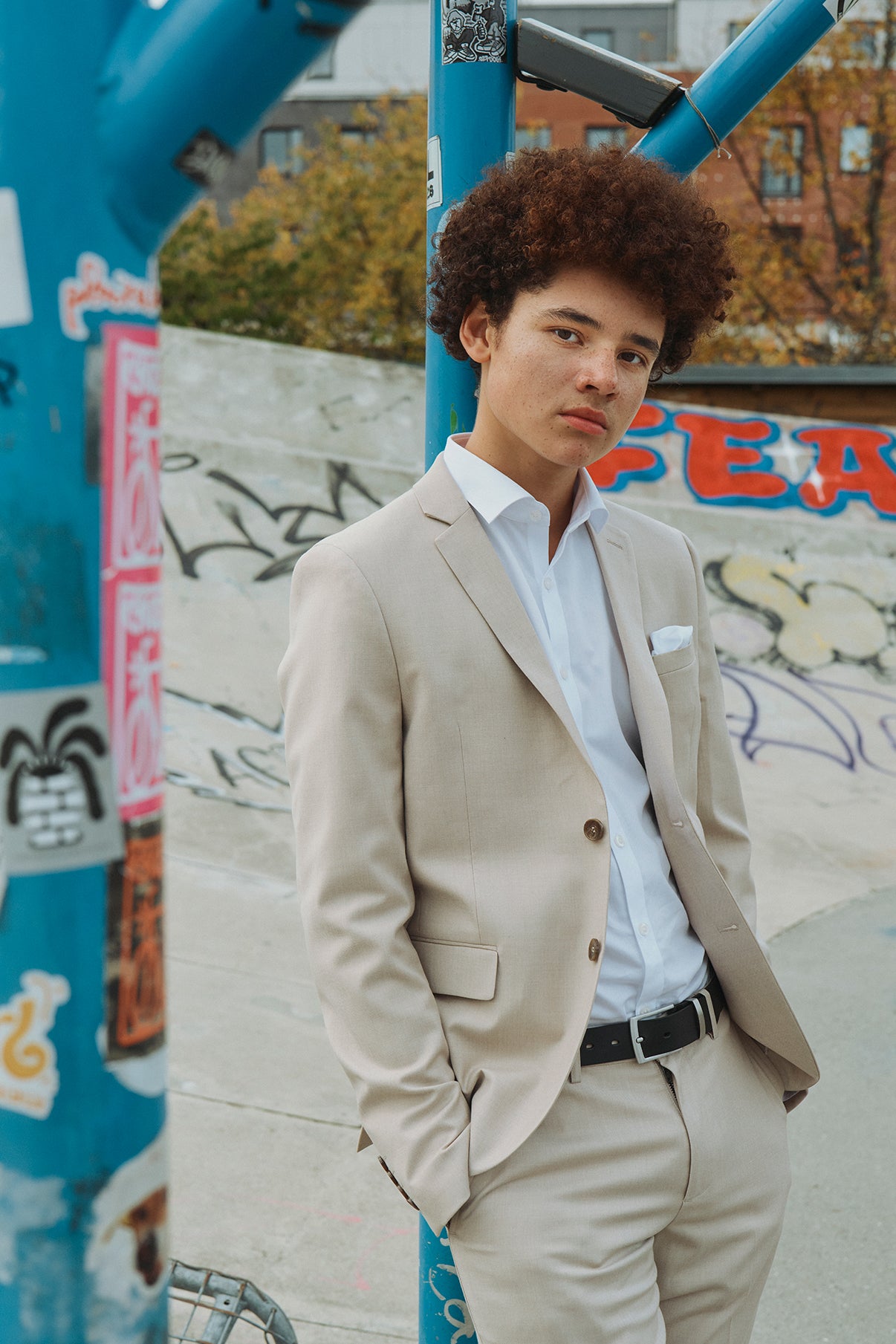 Buster junior - Klassisk hvid skjorte