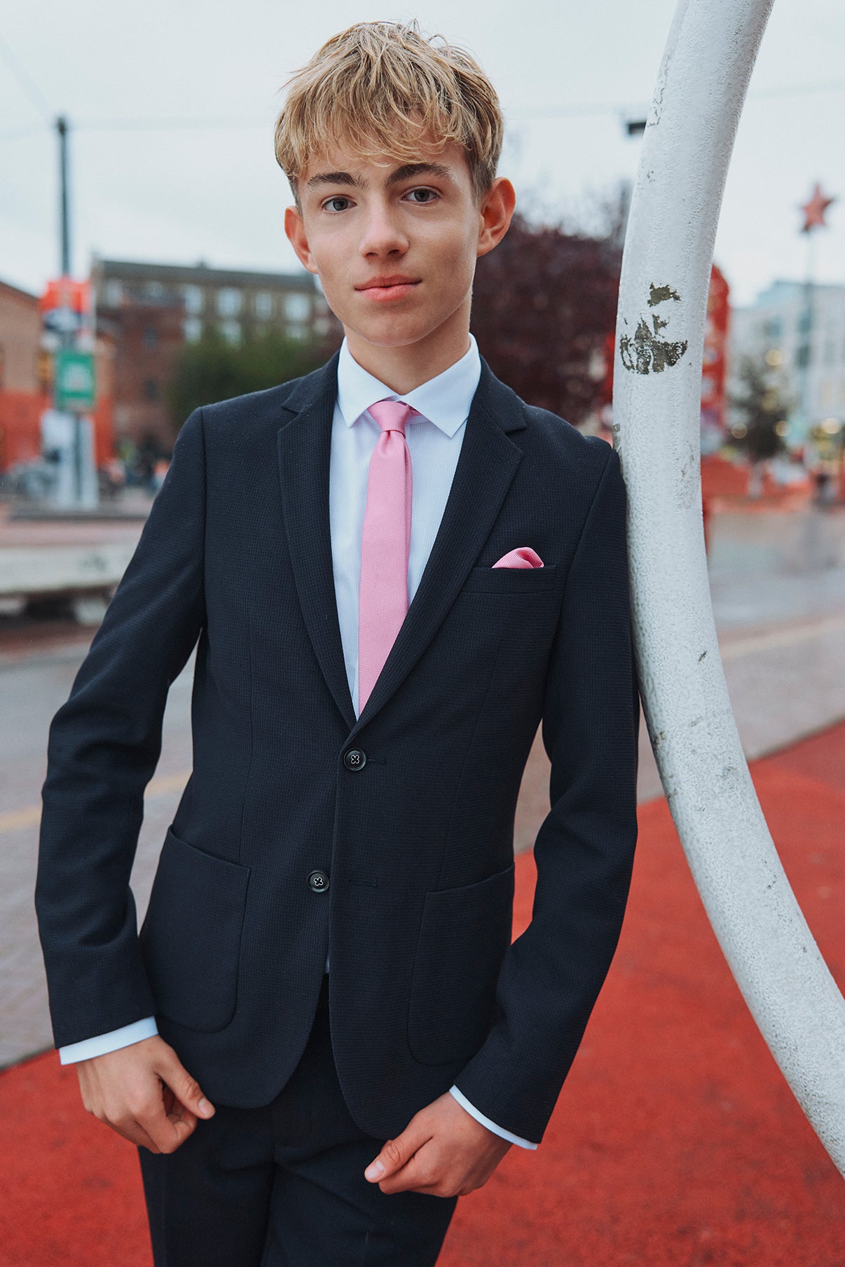 Lorenzo junior - Blazer i struktureret materiale