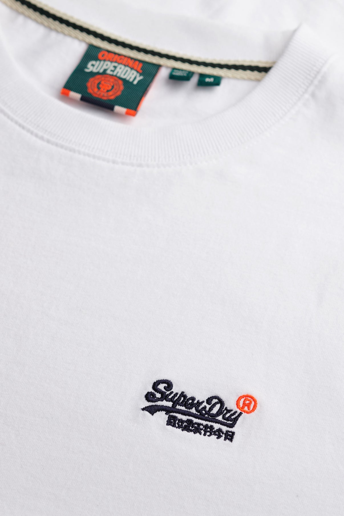 SUPERDRY ESSENTIAL CONTRAST EMB TEE