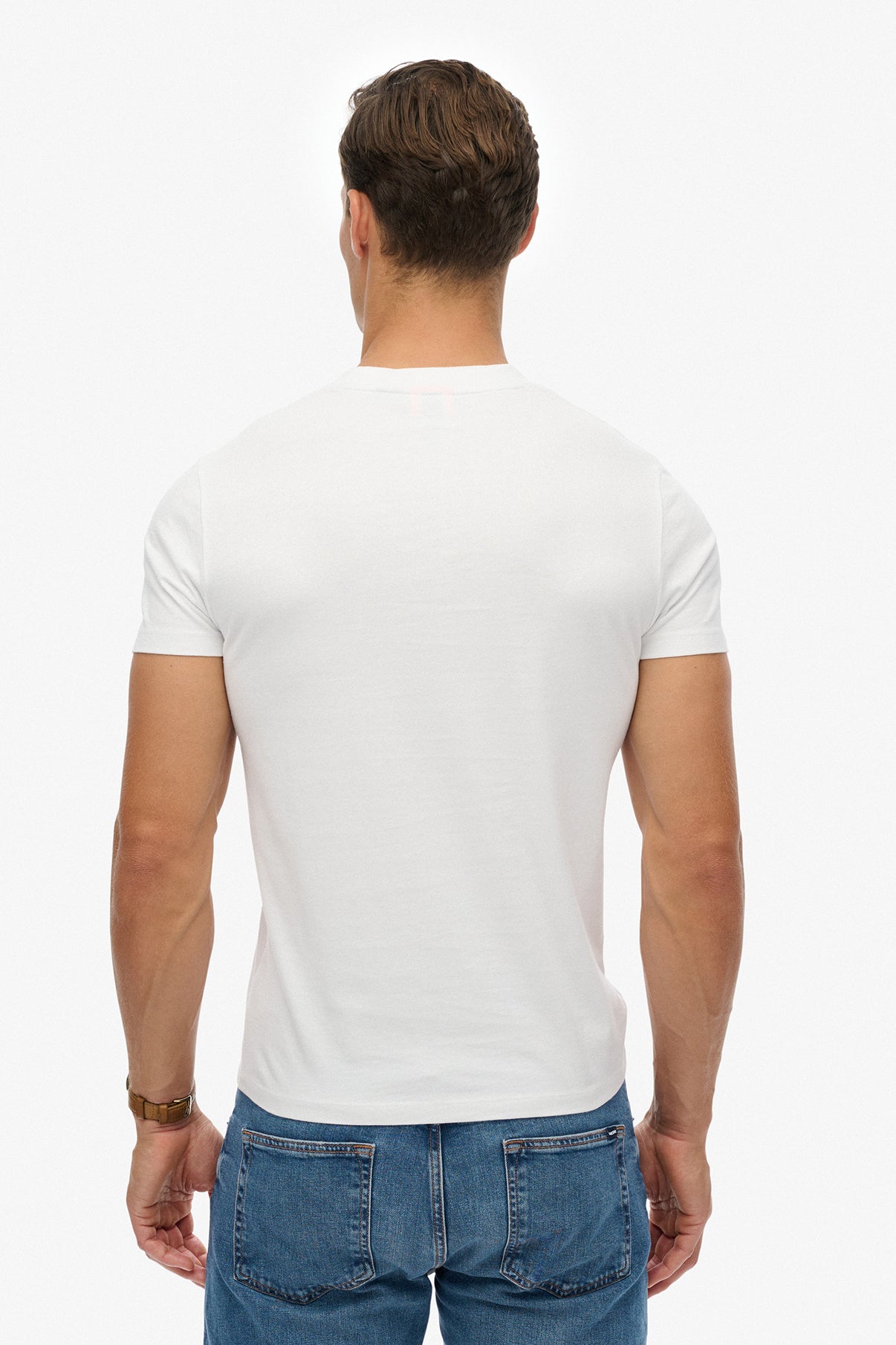 SUPERDRY ESSENTIAL CONTRAST EMB TEE