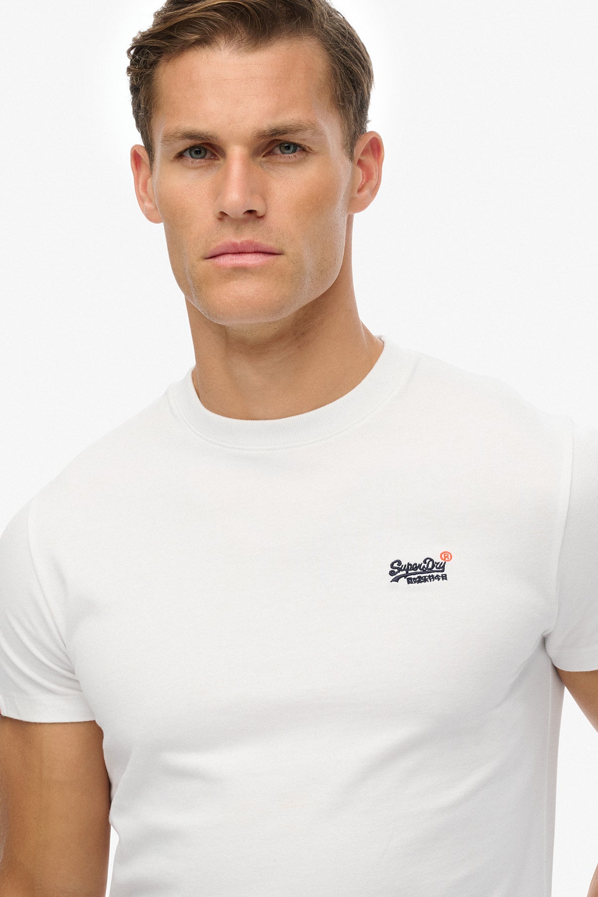 SUPERDRY ESSENTIAL CONTRAST EMB TEE