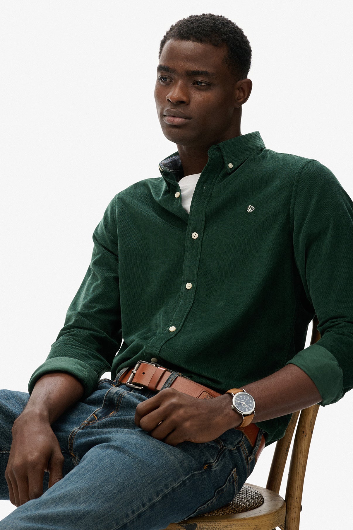 SUPERDRY CLASSIC NEEDLE CORD SHIRT