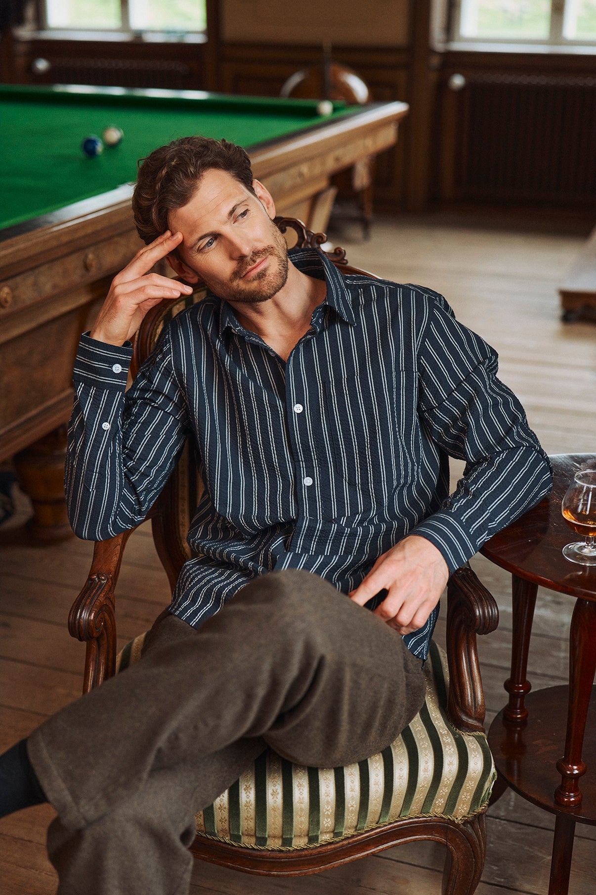 Linus - Skjorte i bæk og bølge